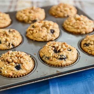 Lemony Blueberry Muffins