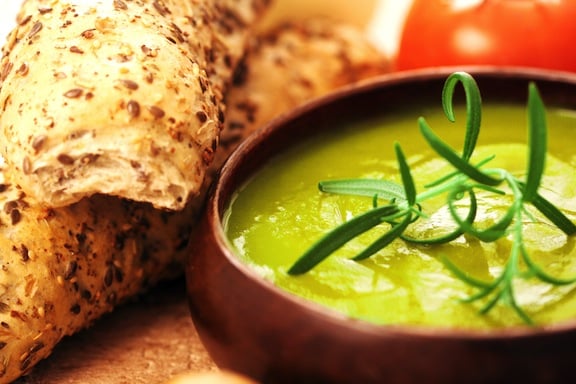 Cream of leek and asparagus soup recipe