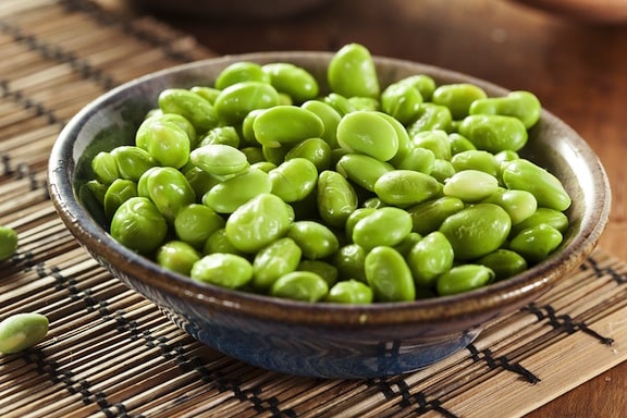 Edamame in a bowl
