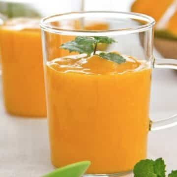 Mango and banana smoothie