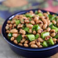 Marinated black-eyed peas ("Texas Caviar")