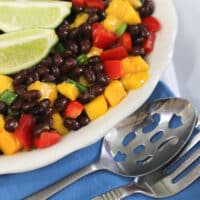 Black Bean and Papaya or Mango Salad