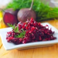Beet and red cabbage slaw recipe