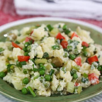 Colorful and Creamy Potato Salad