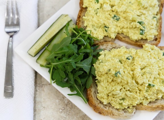 Tofu Eggless Egg Salad