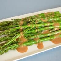 grilled asparagus with tangy dijon sauce