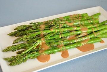 grilled asparagus with tangy dijon sauce