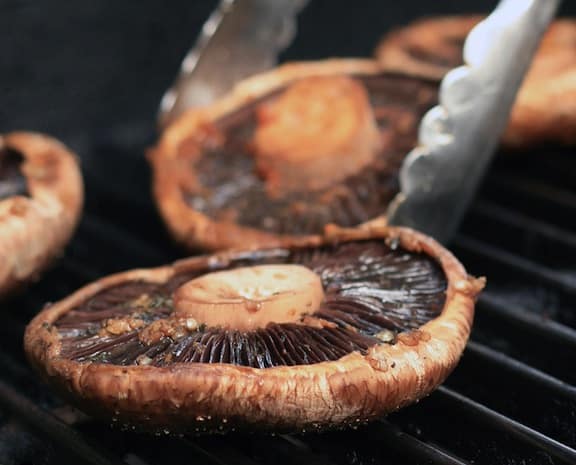 grilled portobello popeye club sandwiches