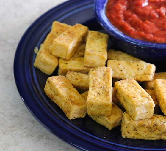 Baked tofu nuggets recipe