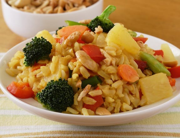 Vegan Thai Pineapple Stir-Fried Rice