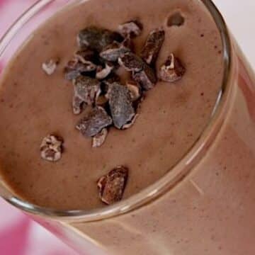 Chocolate cherry bomb smoothie