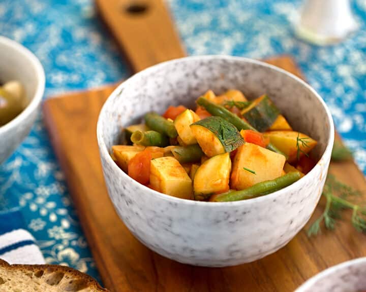 Greek potato stew recipe