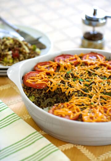 Vegan Broccoli Quinoa Casserole