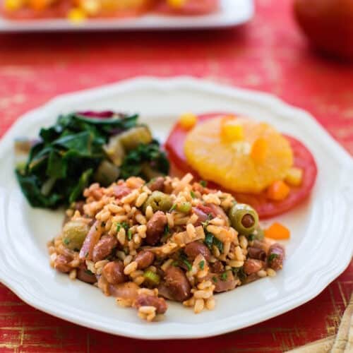 SpanishStyle Rice and Red Beans