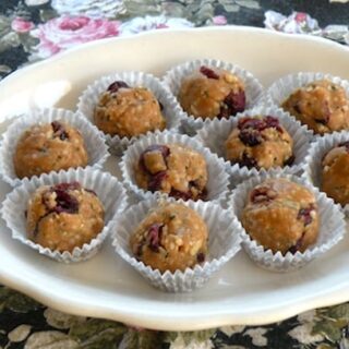 Nut butter and seed energy balls