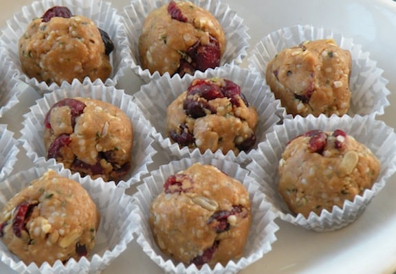 Nut butter and seed balls