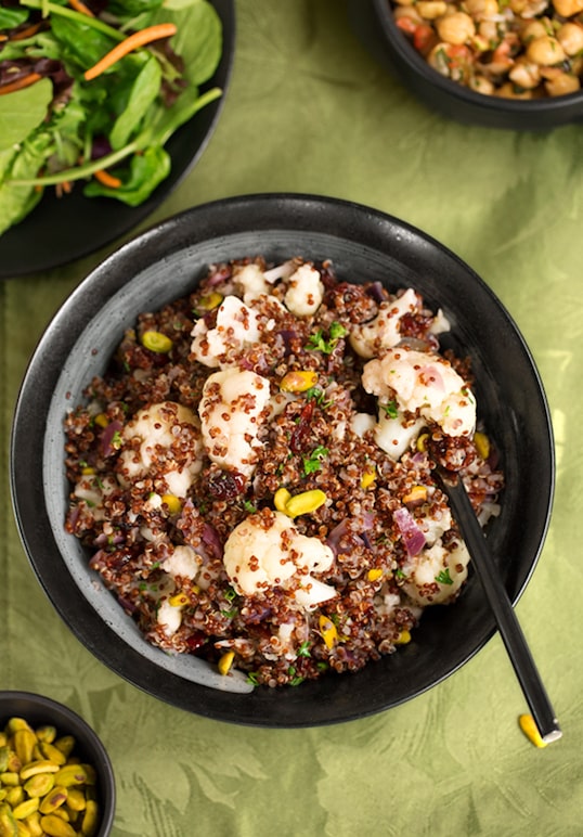 Quinoa with Cauliflower and nuts
