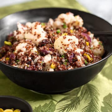 Quinoa Pilaf with Cauliflower and nuts