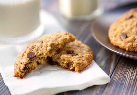 low-fat vegan chocolate chip cookies