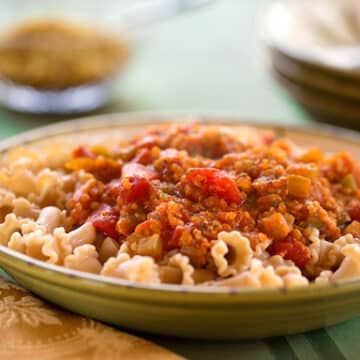 Vegan Pasta Bolognese