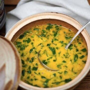 Coconut-Curried-Red-Lentil-Soup-with-Spinach leslie cerier