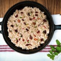 cranberry rice pilaf by leslie cerier