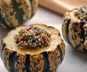 kasha-stuffed-squash by leslie cerier