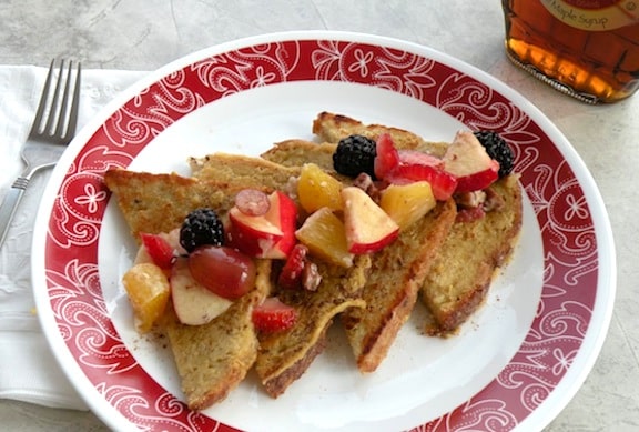 Receta vegana fácil de tostadas francesas
