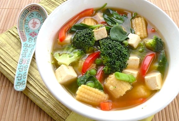 vegetable Tofu soup