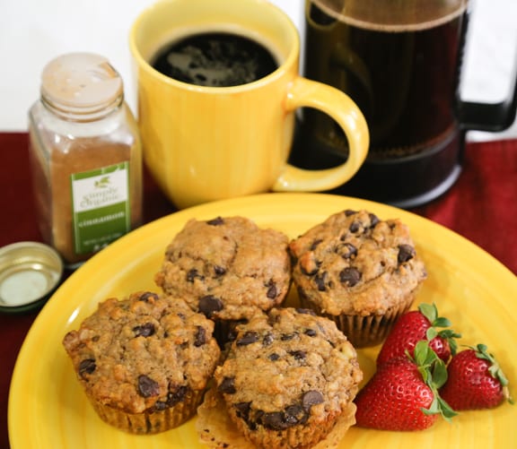 Chocolate Chip Banana Muffins