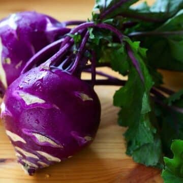 purple kohlrabi