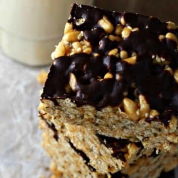 Vegan brown rice crispy treats recipe