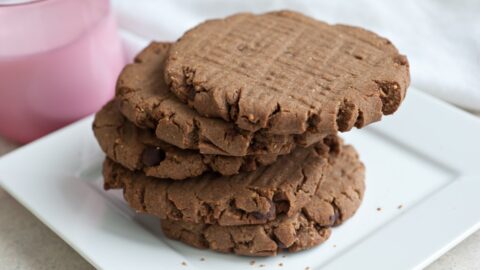 Peanut Butter Choco Chip teff Cookies from Leslie Cerier
