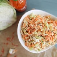 Napa sriracha slaw from Heather Poire