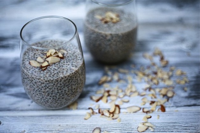 Raw Almond Chia Pudding from Tess Masters' The Blender Girl