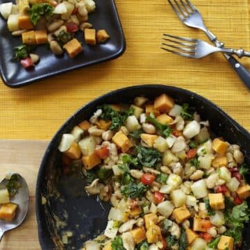 Vegetable White Bean Hash from Forks Over Knives