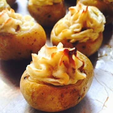 Twice Baked Potatoes by Joelle Amiot from jarOhoney
