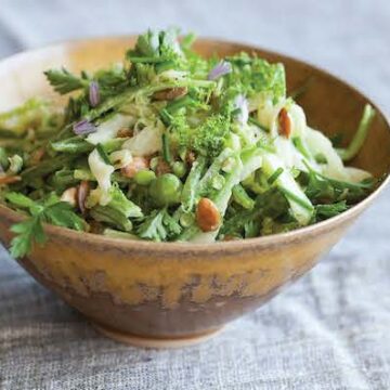 All Green Spring Slaw by Bryant Terry from Afro-Vegan