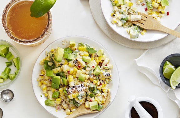 Mexican Roasted Corn Salad by Terry Hope Romero from Salad Samari
