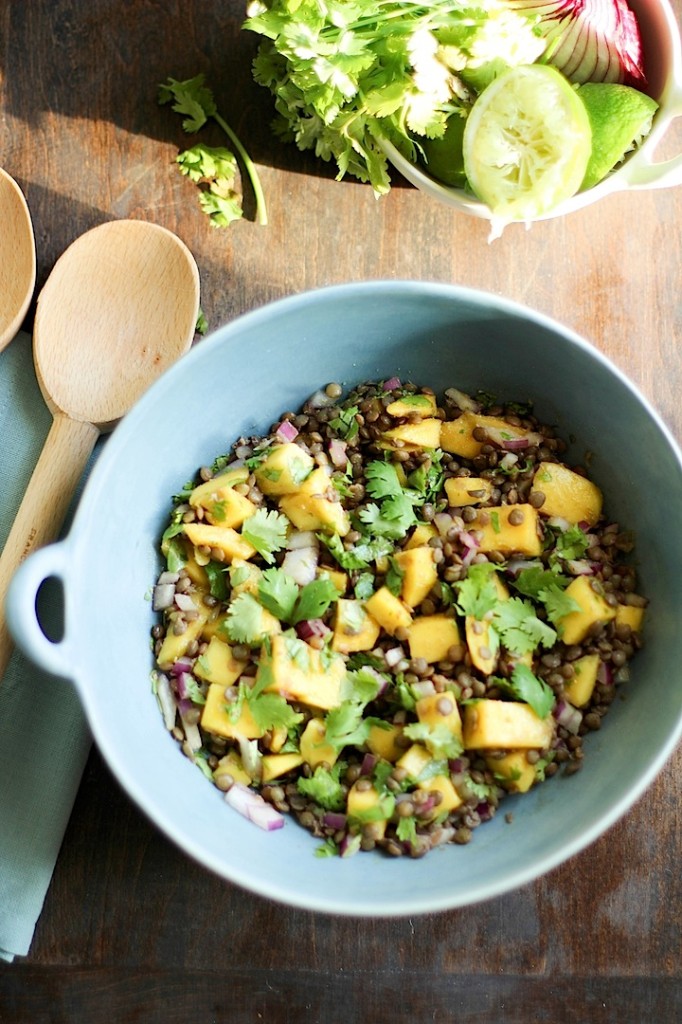 Mango Lentil Salad by Sophia Z from Love and Lentils