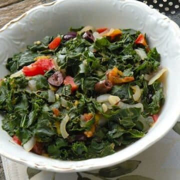 Italian-Style Braised Chard with Tomatoes