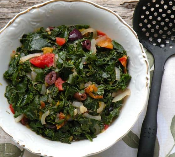 Italian-Style Braised Chard with Tomatoes