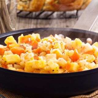 Root vegetable hash browns