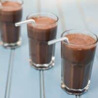 Chocolate Almond Milk by Leslie Cerier