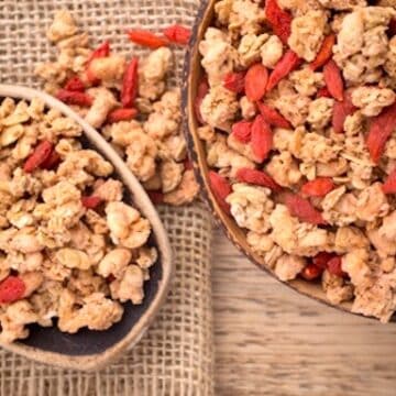 Goji berries in meusli