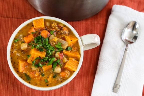 Chunky Sweet Potato Bisque