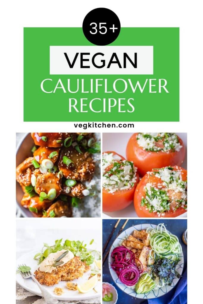 vegan gluten free cauliflower recipes