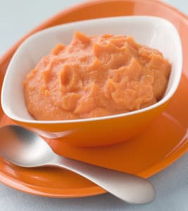 Sweet potato homemade baby food