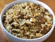 Barley with Mushrooms and Browned Onions