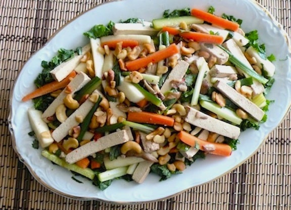 Chinese-style shredded salad recipe